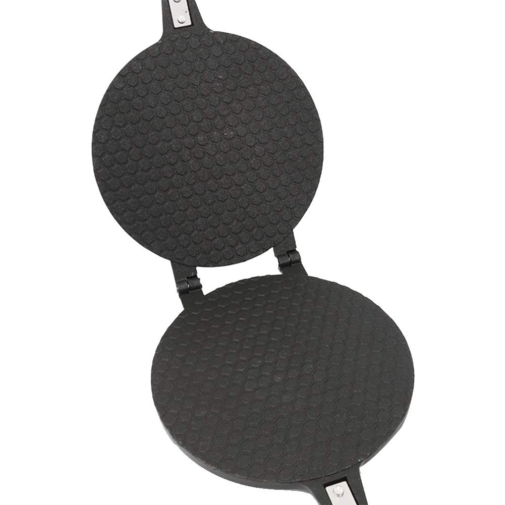 **Electric Waffle Cone Maker & Pancake Iron - 6.7 Inch Double-Sided Nonstick Baking Pan for Crispy Cones, Omelets & Egg Rolls - Perfect for Home Breakfast, Desserts & Party Snacks**