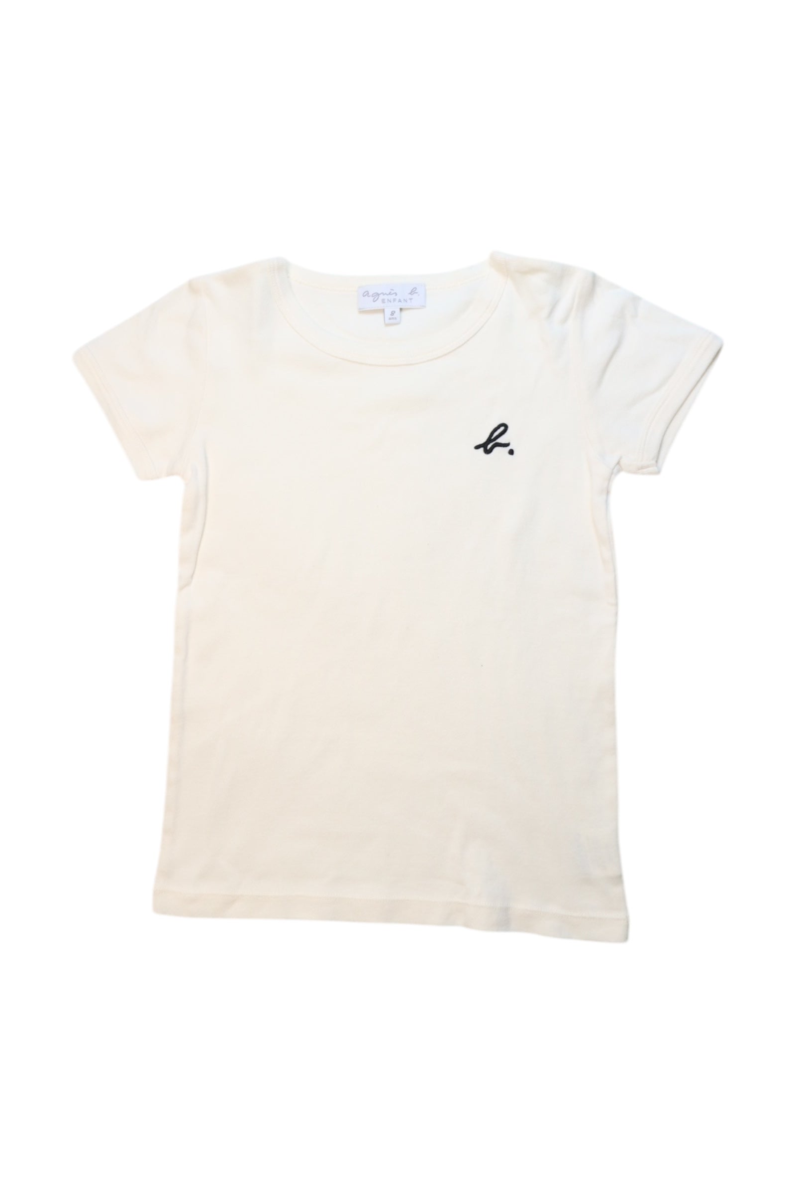 Agnes B. Logo T-Shirt for Boys 8 Years - Stylish Casual Cotton Tee for School & Play