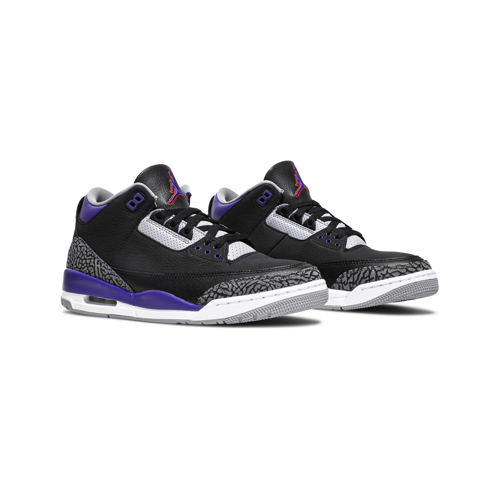 Air Jordan 3 Retro 'Court Purple' Basketball Shoes - Men's Sneakers for Sports & Casual Wear - Perfect for Basketball Games, Street Fashion & Collectors