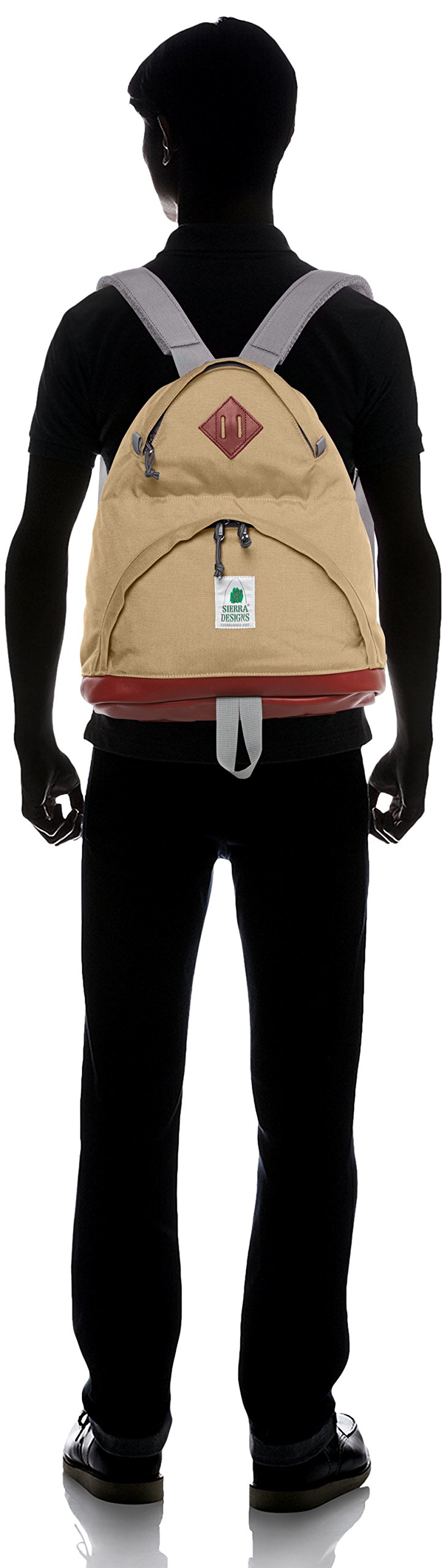 Sierra Designs Day Tripper Classic Backpack - Lightweight Durable Hiking Daypack with A4 Size Storage (Tan) - Perfect for School, Travel & Outdoor Adventures