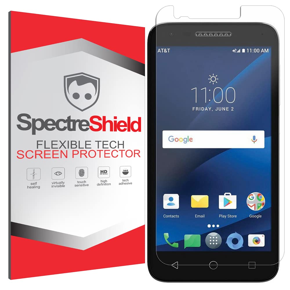 Alcatel Cameo X Screen Protector - Case Friendly, Flexible TPU Film with Full Coverage - Clear HD Protection for Everyday Use & Travel