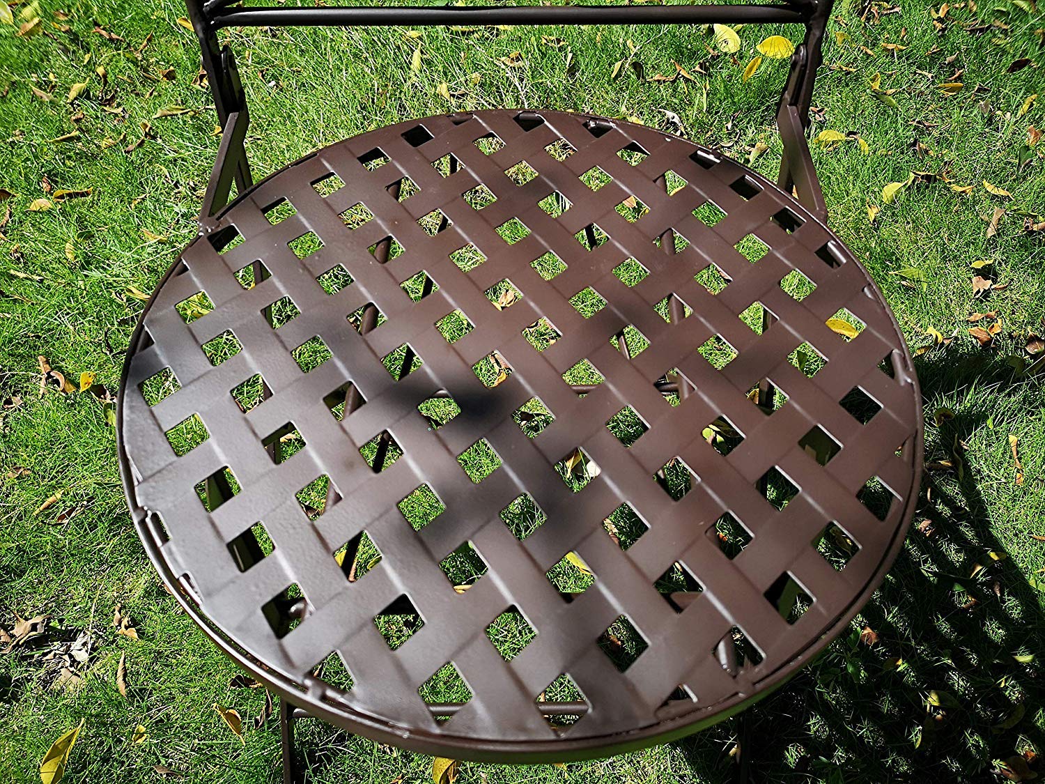 Premium 3-Piece Outdoor Bistro Set - Durable Steel Patio Table & Chairs for Garden, Balcony, Backyard Dining & Relaxation | Perfect for Coffee, Breakfast & Small Gatherings