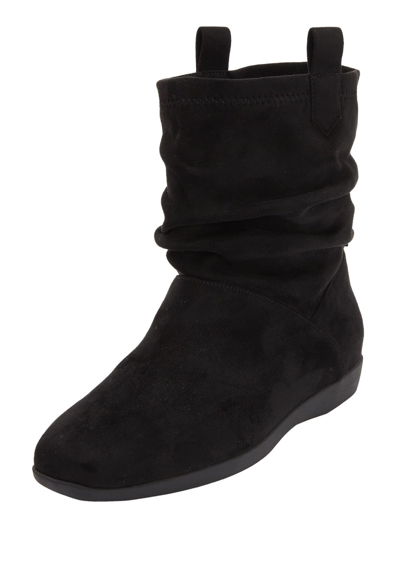 Comfortview Women's Wide Width The Demy Bootie - Comfortable & Stylish Ankle Boots for Work, Casual & Outdoor Wear
