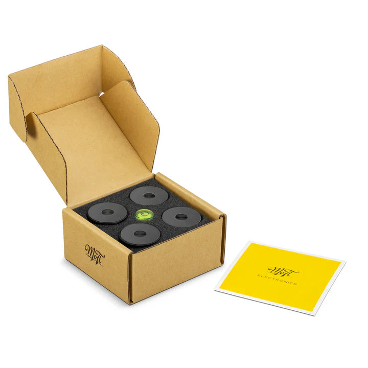 MoFi Electronics Ultra Low Noise Isolation Feet - Reduce Vibration & Improve Audio Clarity for Turntables, Speakers & Hi-Fi Systems
