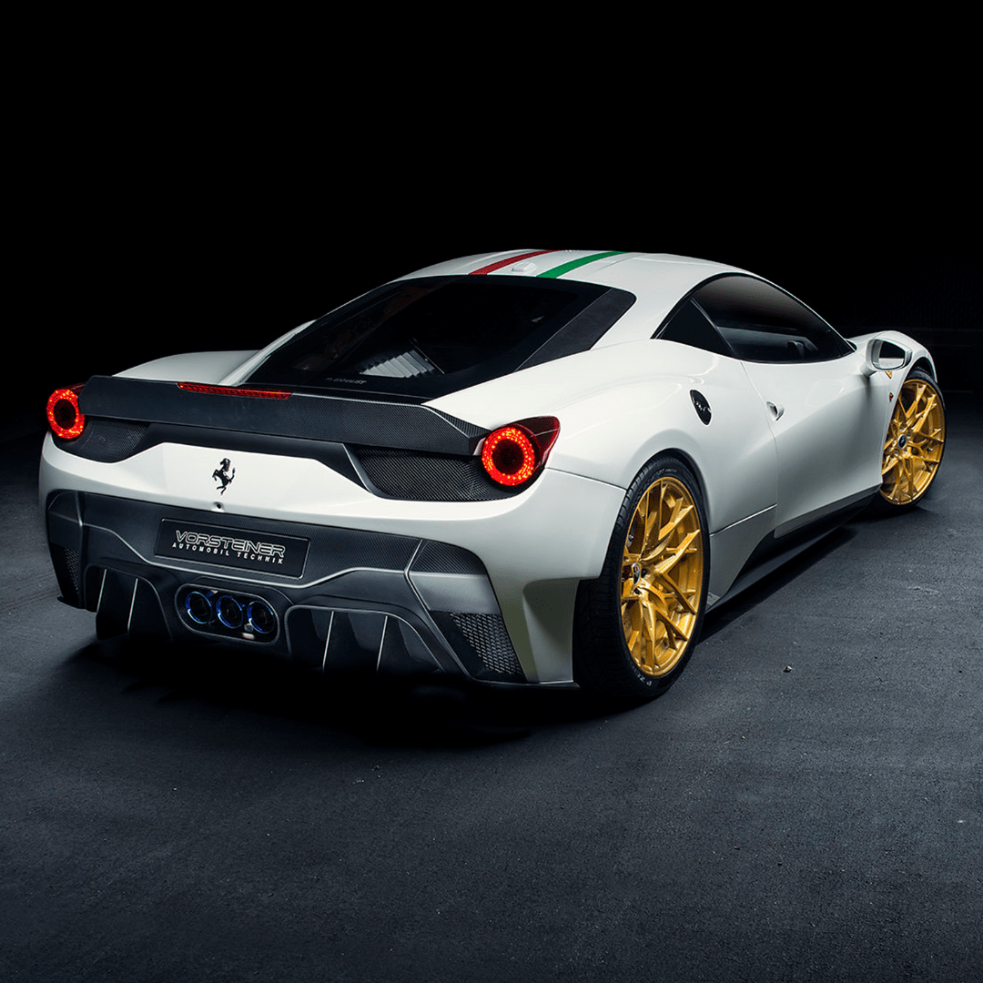 Ferrari 458 Italia VX Carbon Fiber Rear Wing Spoiler - High Performance Car Upgrade for Racing & Street Use