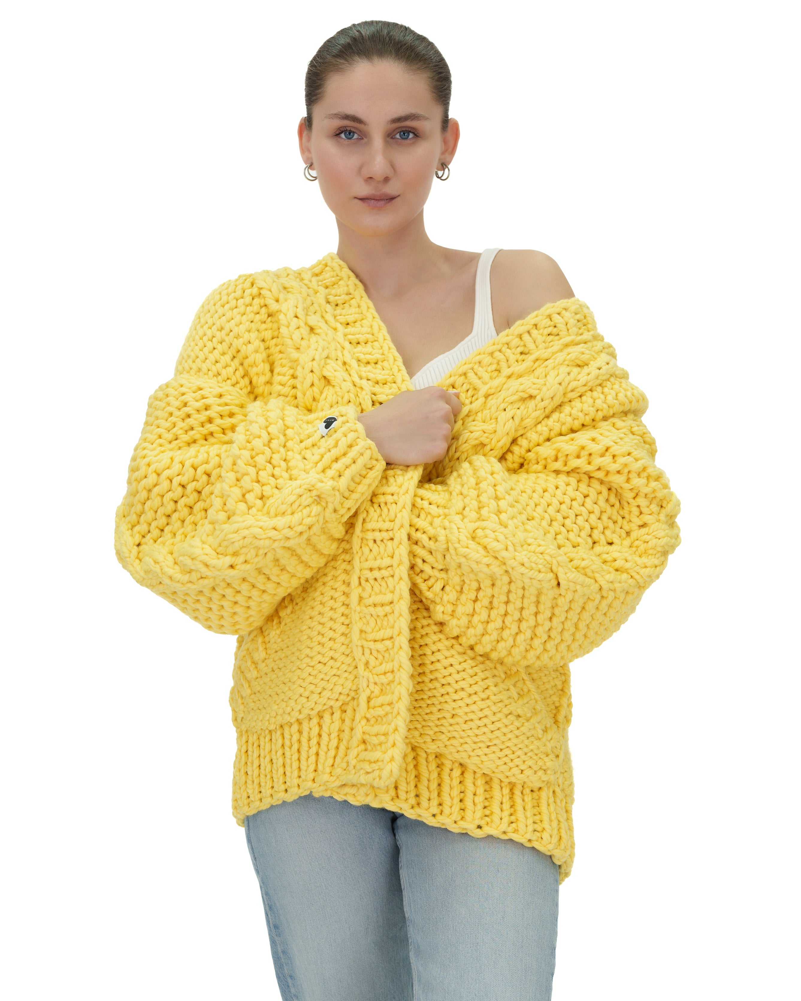 Stylish Braided Pocket Cardigan for Women - Soft Knit Open Front Sweater | Perfect for Fall, Winter & Layering Outfits