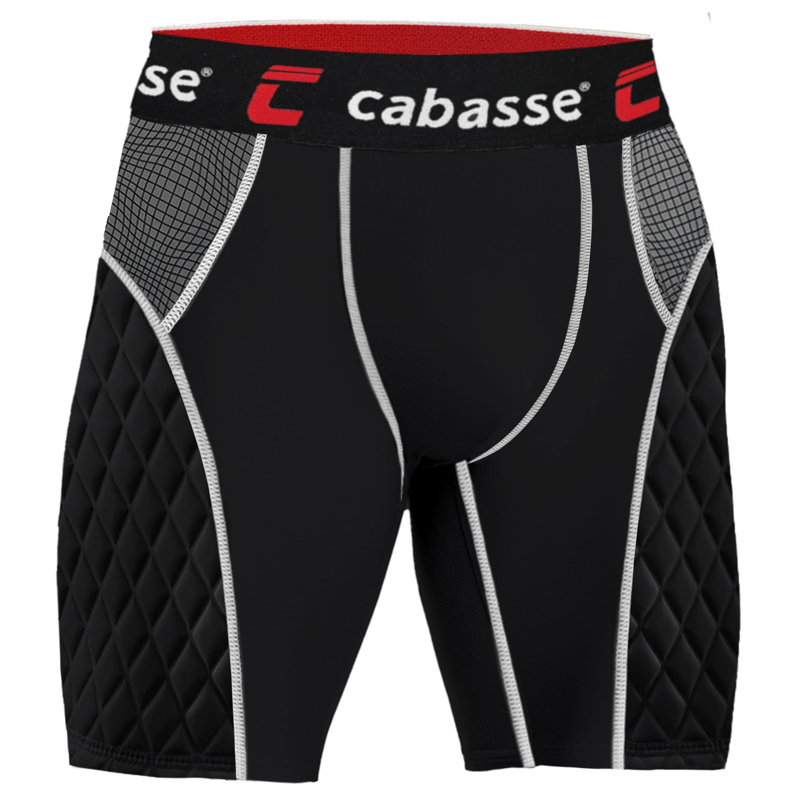 Men's Adult Elite Padded Sliding Shorts with Cup Pocket - Protective Baseball & Football Slider Shorts for Training, Games & Sports