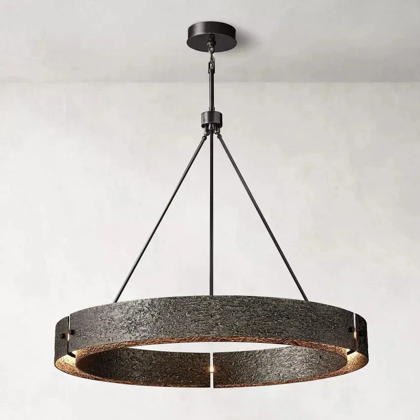 Vicky 48-Inch Round Crystal Chandelier - Elegant Modern Ceiling Light Fixture for Dining Room, Living Room & Bedroom Lighting