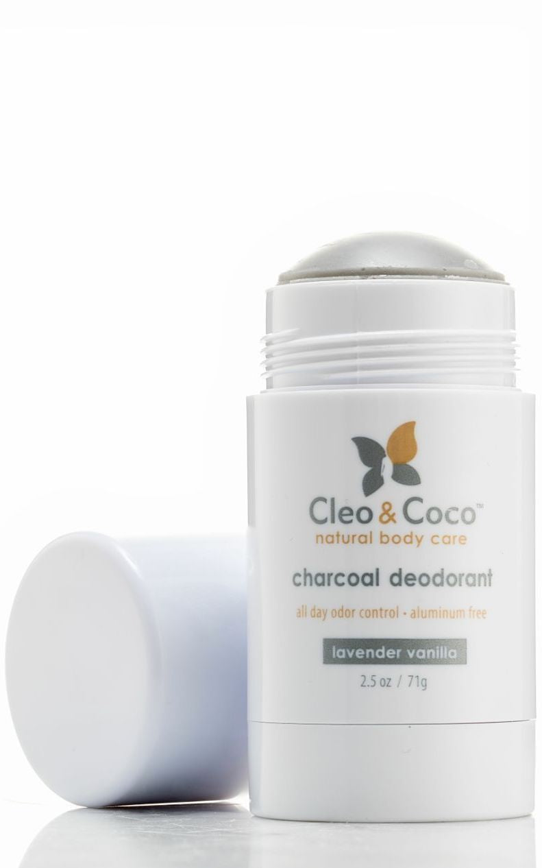 Natural Charcoal Deodorant with Lavender & Vanilla - Odor Protection for Men & Women - All-Day Freshness for Workouts & Daily Use