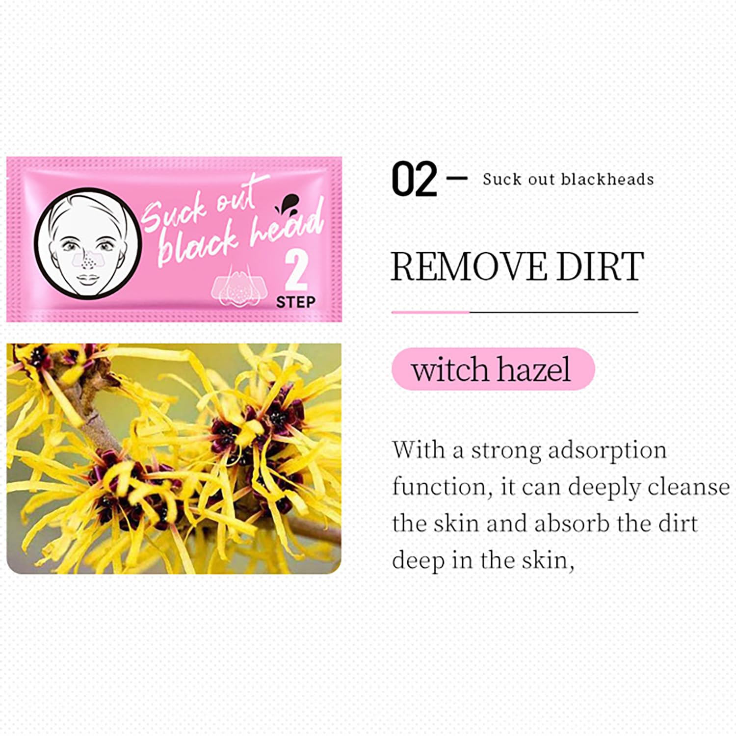 BIOAQUA 3-Step Blackhead Remover Kit - Deep Cleansing Nose Strips, Pore Minimizer Serum & Moisturizing Patches for Smooth Skin (7g x3) x5 Pack - Perfect for Acne Prone Skin & Blackhead Removal at Home
