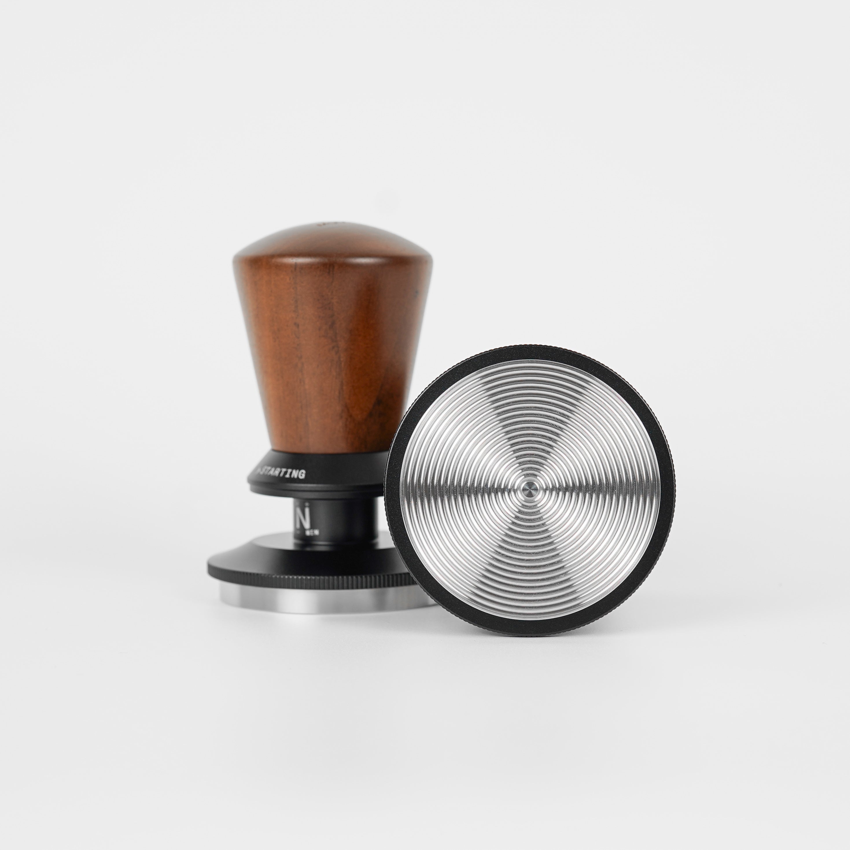 Premium Stepless Leveling Espresso Tamper Tool - 58mm Professional Coffee Tamping Distributor for Baristas & Home Brewing - Perfect for Espresso Machines & Coffee Shops