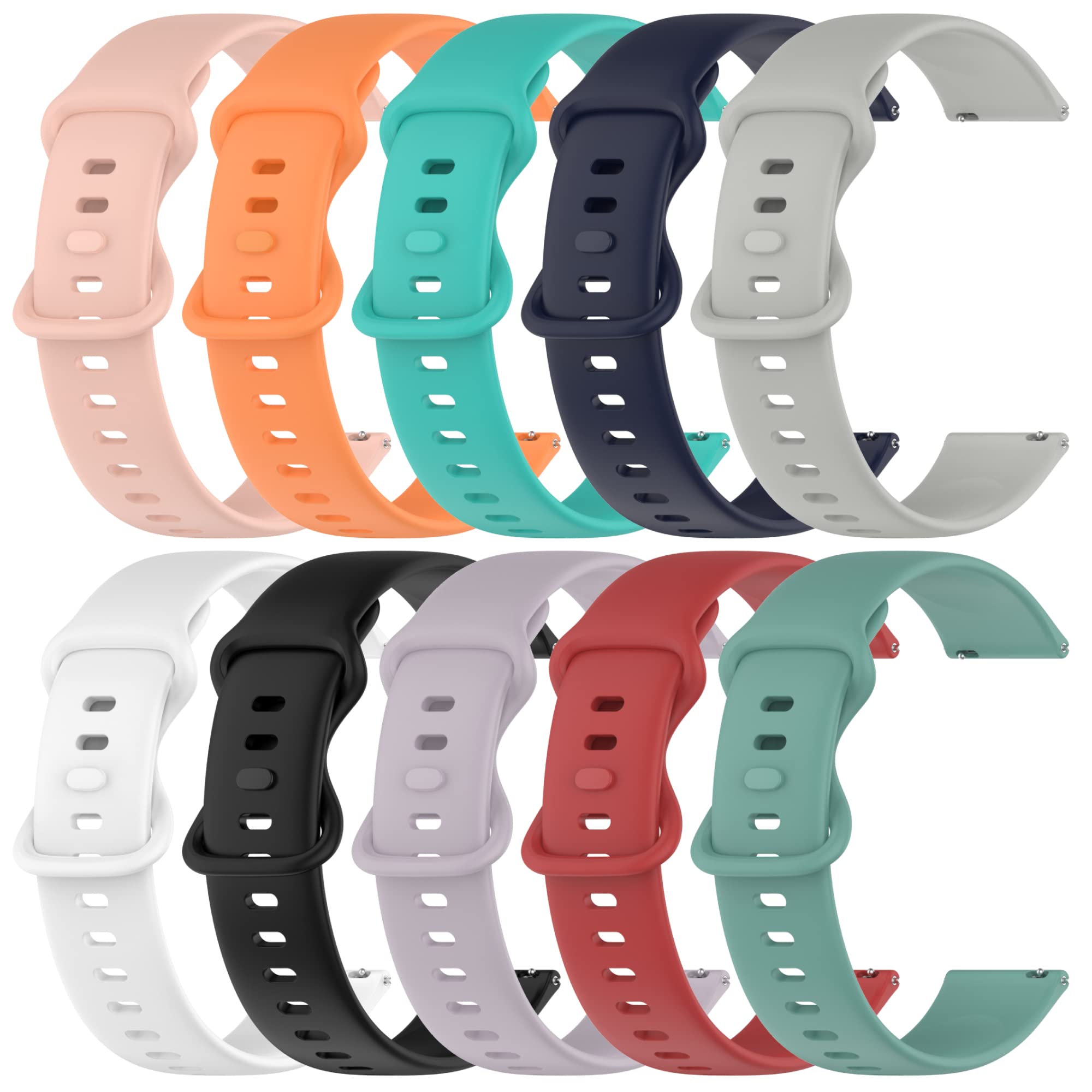Soft Silicone Replacement Band Compatible with WZWNEER Watch - Adjustable Quick Release Smartwatch Strap for Men & Women | Perfect for Workouts, Running & Daily Wear