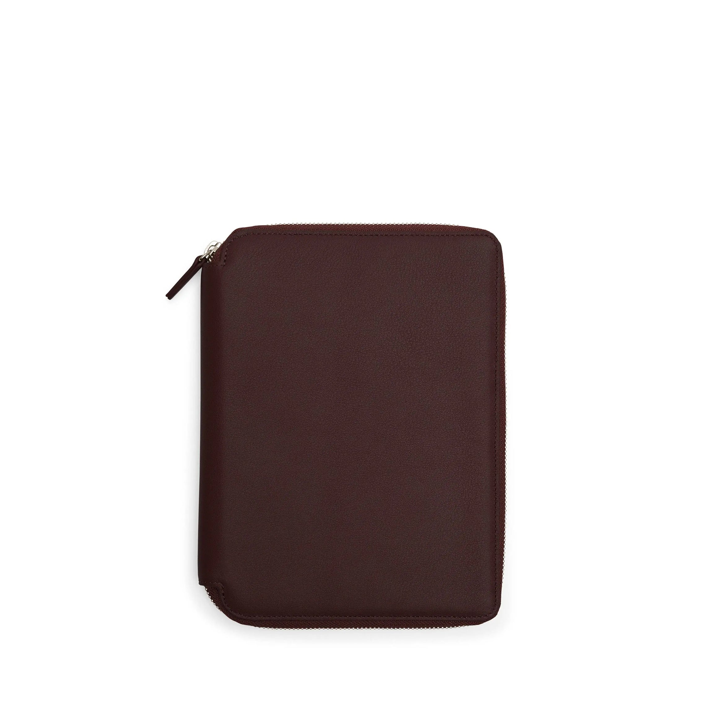 Premium A5 Leather Zippered Journal Notebook - Brown, Lined Pages for Writing, Sketching & Note Taking - Perfect for Travel, Office & School Use