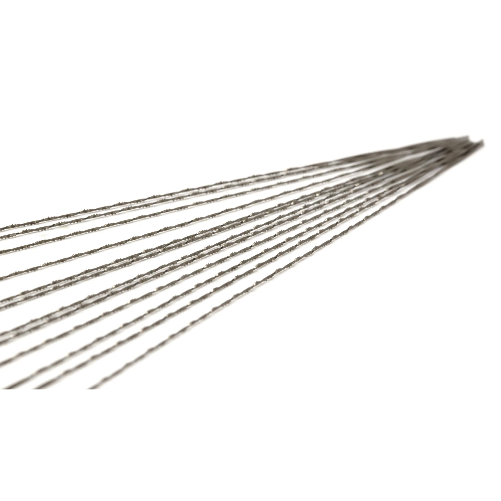 WEN BLXX00 #2/0 Spiral Pinless Scroll Saw Blades - 12 Pack for Woodworking, Crafting & DIY Projects - Perfect for Cutting Curves in Wood, Plastic & Metal