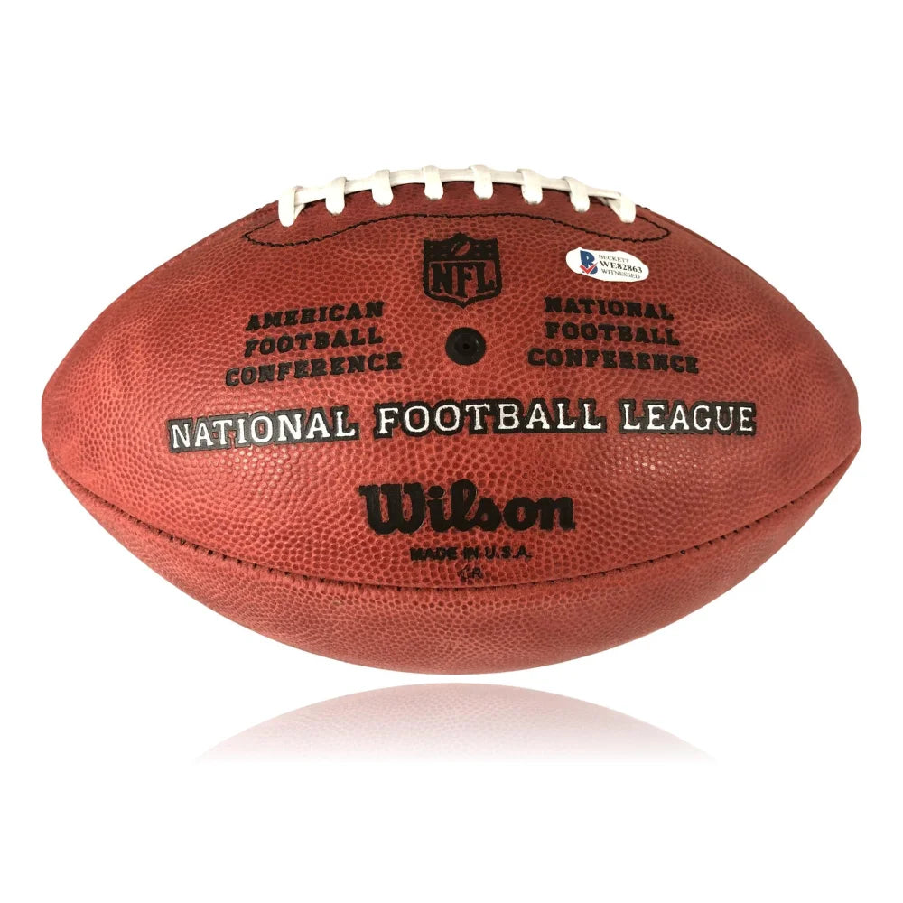 Drew Brees Autographed Super Bowl Football with Inscription - New Orleans Saints Signed Memorabilia with BAS COA - Perfect for Sports Collectors and Saints Fans Display