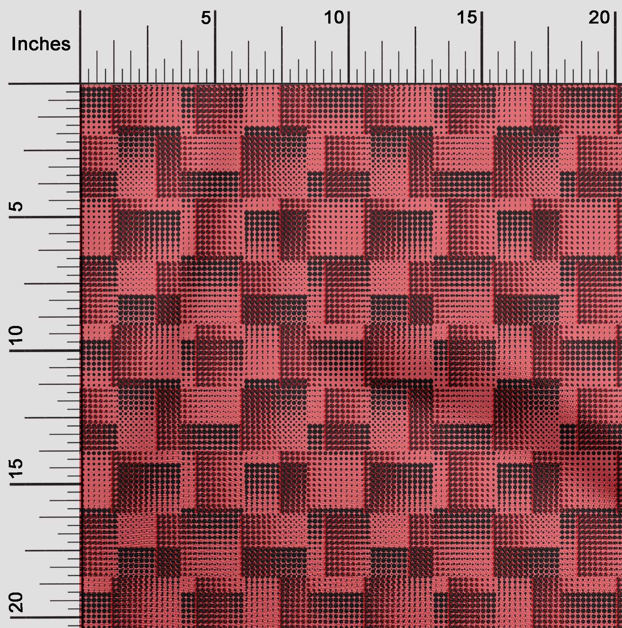 oneOone Rayon Pink Dot Printed Fabric by The Yard - 56 Inch Wide Sewing Material for DIY Clothing, Dresses & Home Decor Projects