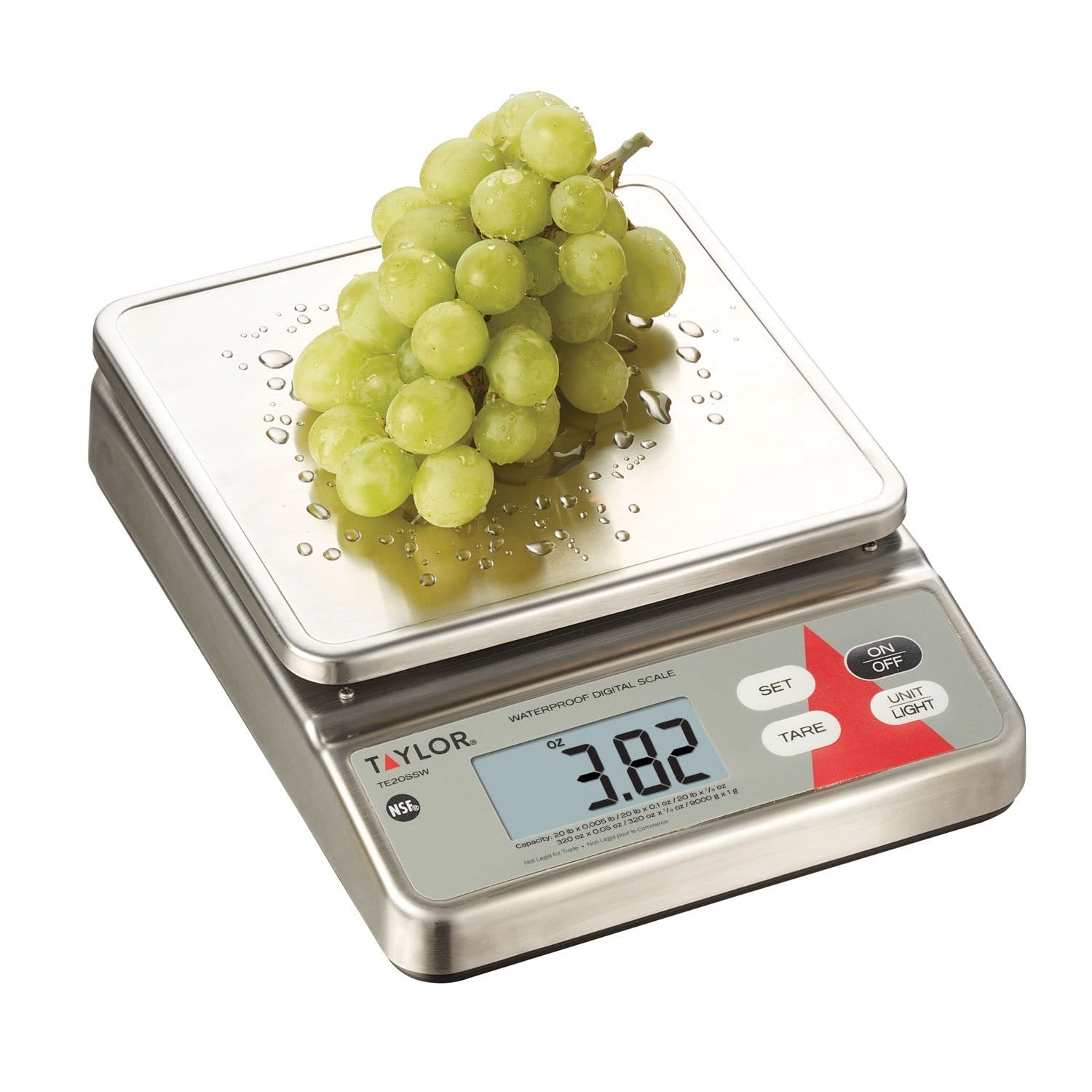 Precision Digital Kitchen Scale - Waterproof Food Scale for Portion Control, Baking & Meal Prep | Perfect for Home Cooking, Weight Loss & Healthy Eating