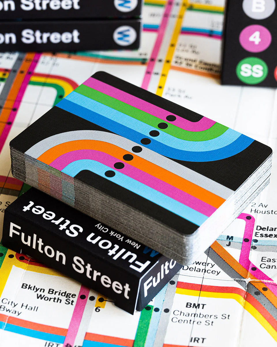 Premium Fulton Street Black Playing Cards - Elegant & Durable Poker Deck for Magic Tricks, Card Games, and Casino Nights