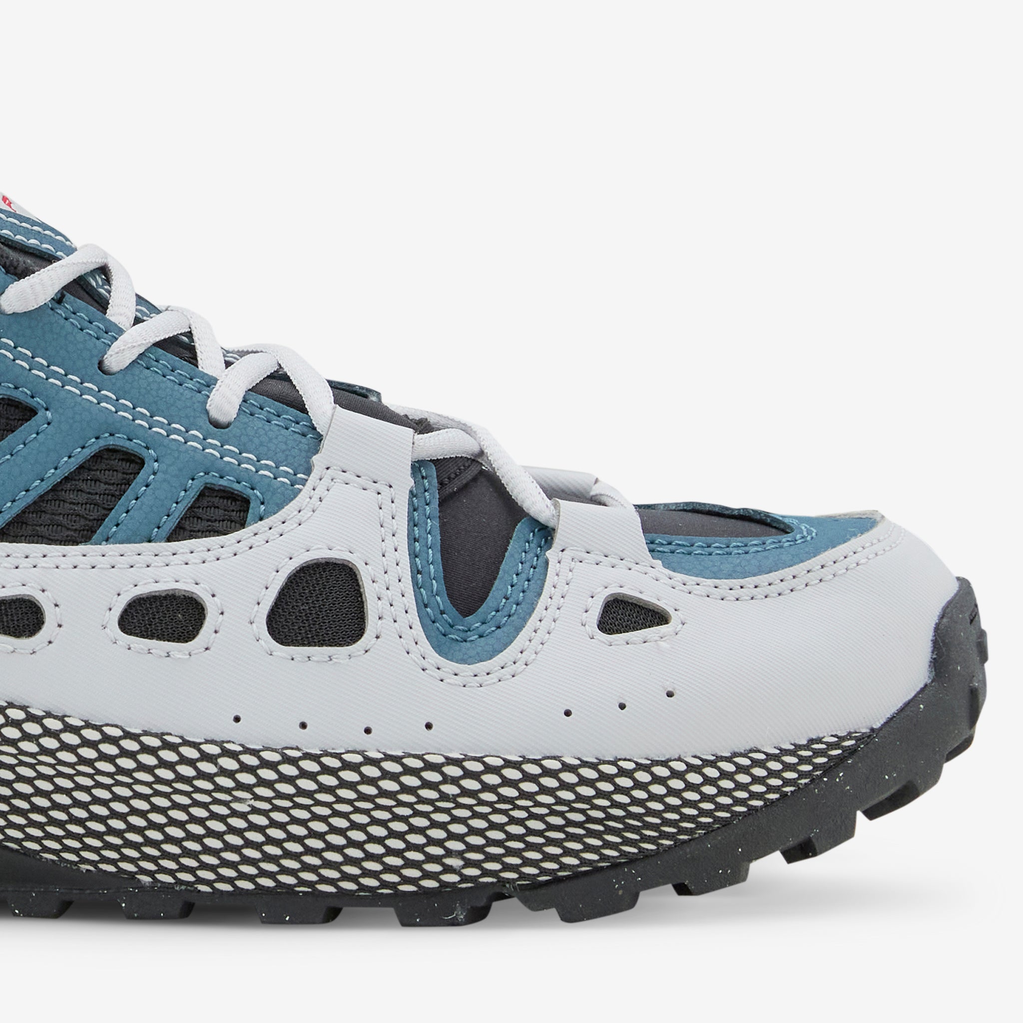 ACG Air Exploraid Sneakers - Ash Green, Varsity Red, Black & Neutral Grey | Lightweight Hiking & Outdoor Adventure Shoes for Men & Women