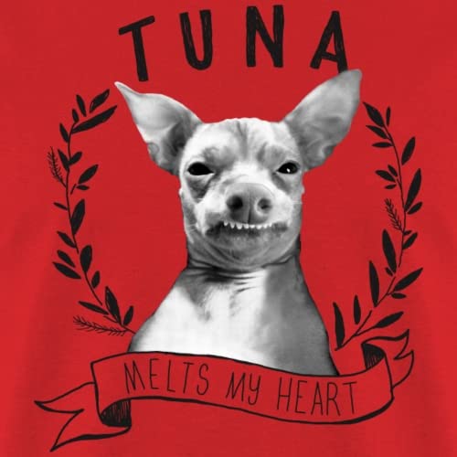 Spreadshirt 'Tuna Melts My Heart' Graphic Men's T-Shirt - Funny Fish Lover Tee for Casual Wear & Gifts