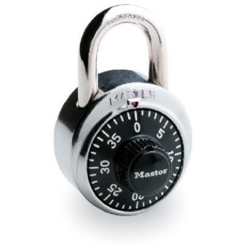 Master Lock 1500D 1-7/8 Inch Wide Combination Dial Padlock - 36 Pack | High Security Locker Lock for School, Gym & Storage | Weatherproof Outdoor Use