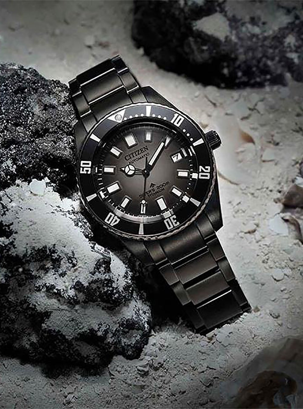CITIZEN PROMASTER MARINE Super Titanium Diver Watch NB6025-59H with Japan Movement - Perfect for Scuba Diving, Water Sports & Luxury Everyday Wear