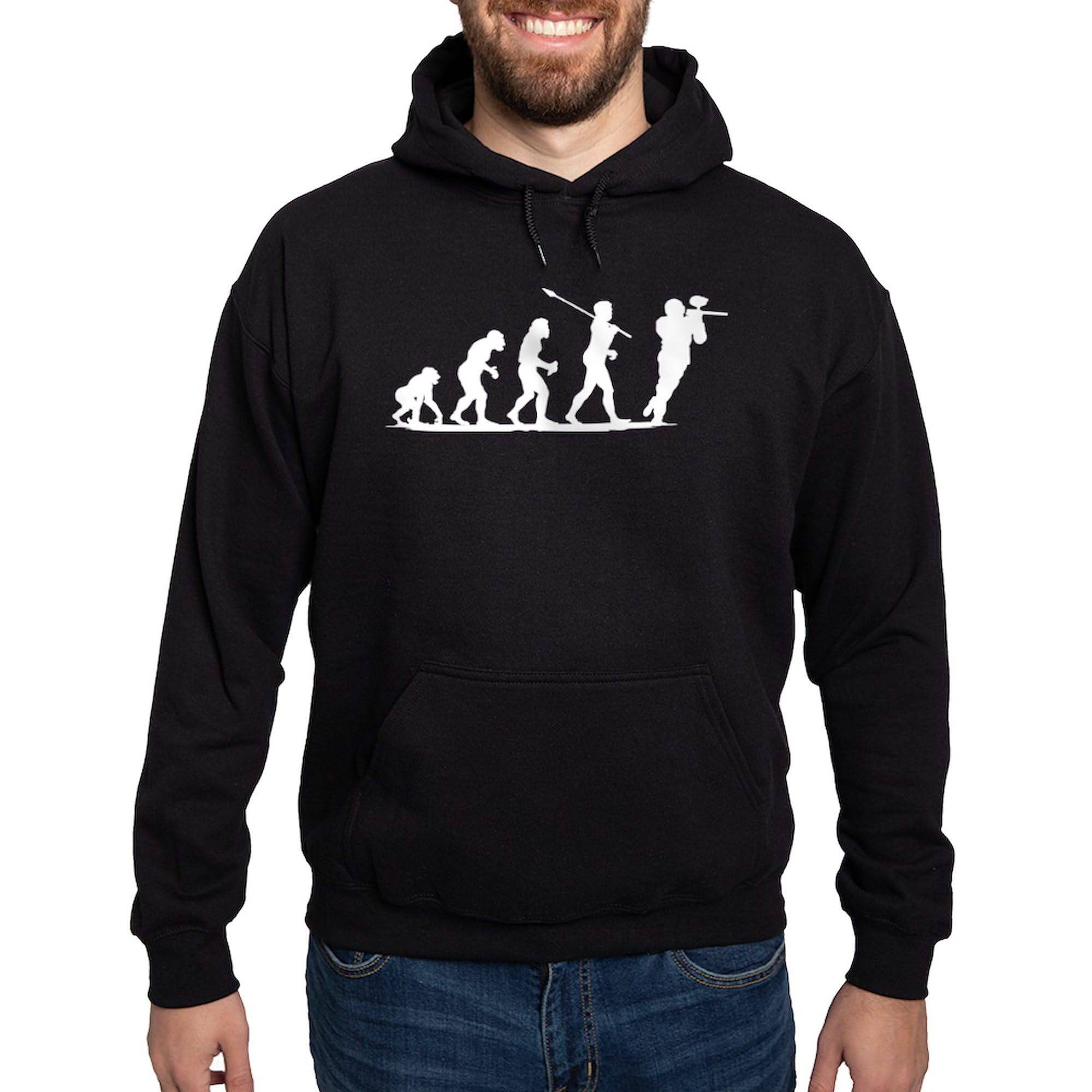 Men's Paintball Hoodie - Dark Regular Fit Pullover Sweatshirt for Outdoor Sports & Casual Wear | CafePress