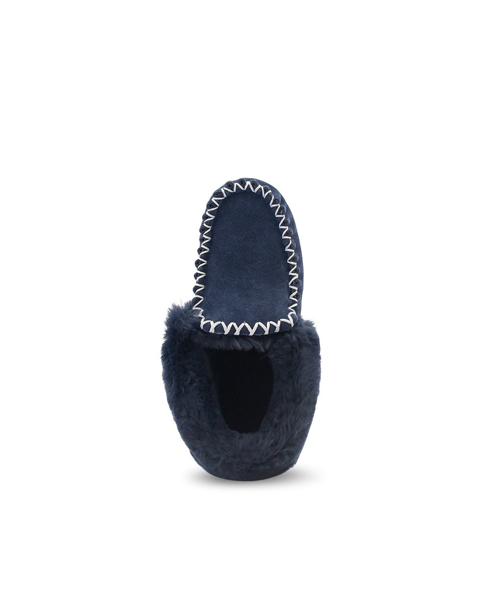 Women's UGG Colette Moccasin Slippers - Soft Shearling Lined Indoor/Outdoor House Shoes for Winter Comfort & Warmth - Perfect for Home, Travel & Casual Wear