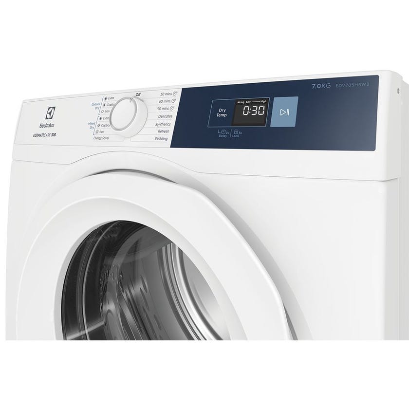 Electrolux EDV705H3WB 7KG Vented Dryer - Energy Efficient Laundry Solution for Home & Apartment Use