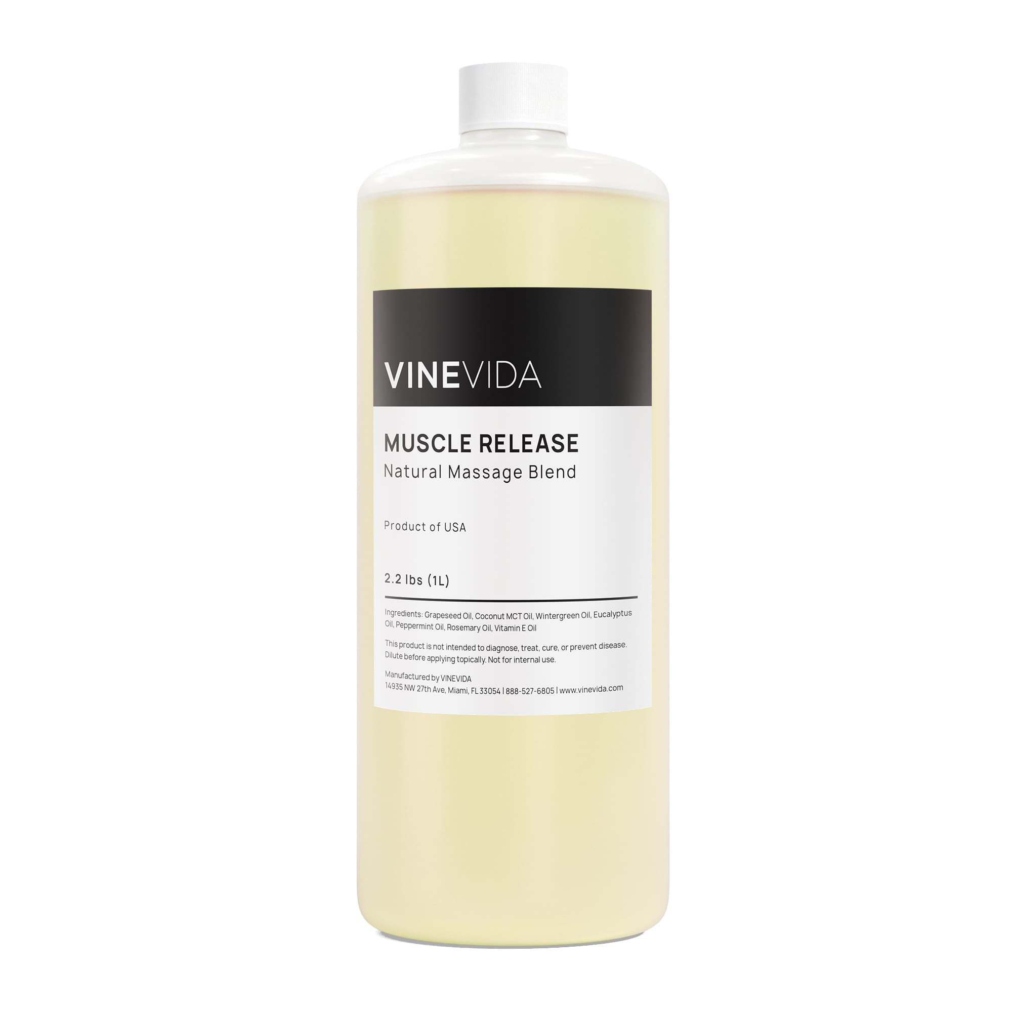 Muscle Release Massage Blend - Natural Pain Relief & Relaxation Oil for Sore Muscles | Perfect for Post-Workout Recovery, Stress Relief & Aromatherapy