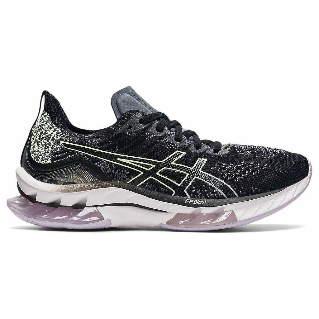 Asics Women's Gel Kinsei Blast Running Shoes - Black/Illuminate Yellow | Lightweight Cushioned Sneakers for Jogging, Gym Workouts & Daily Wear