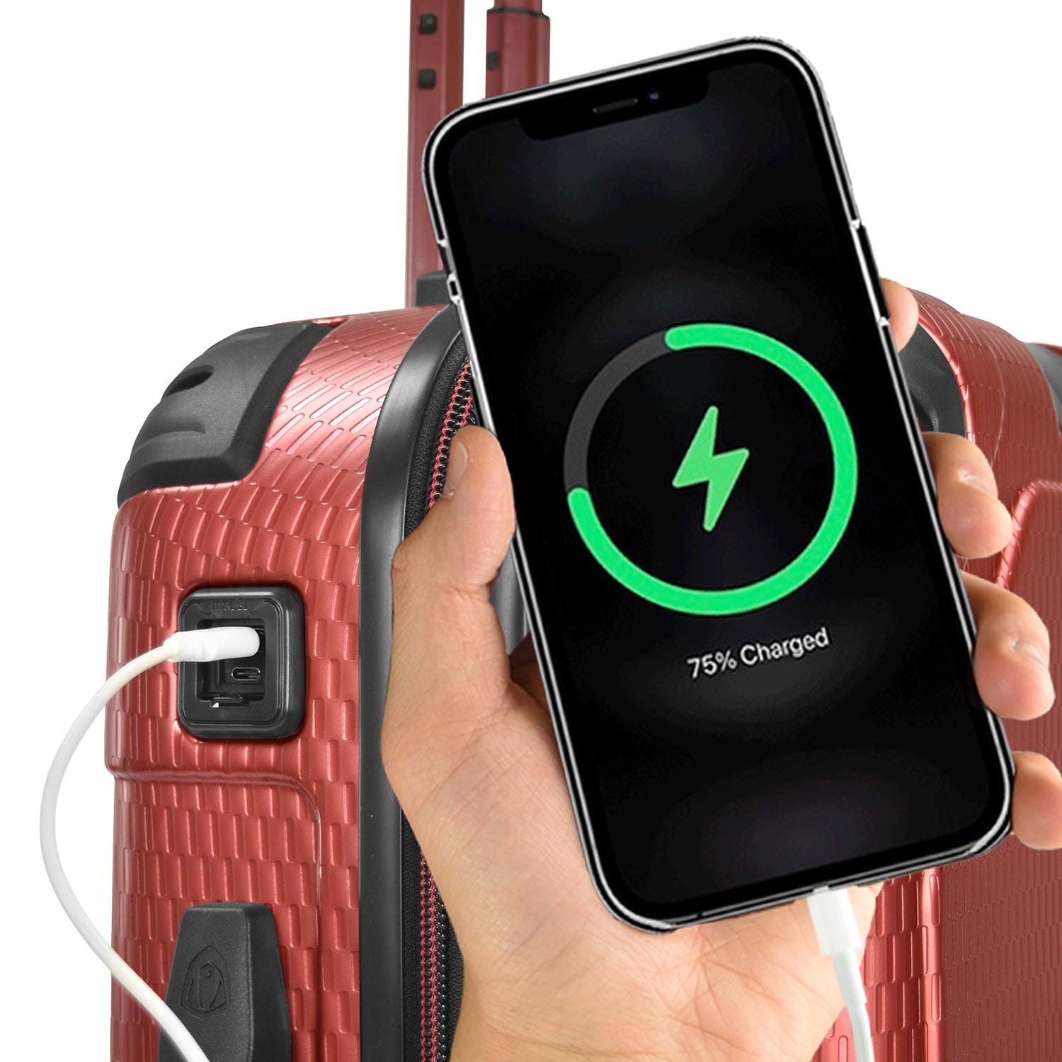 MaxPorter II Carry On Luggage - Lightweight Expandable Suitcase for Travel, Business & Weekend Trips - TSA Approved Spinner Wheels & Durable Polycarbonate Shell