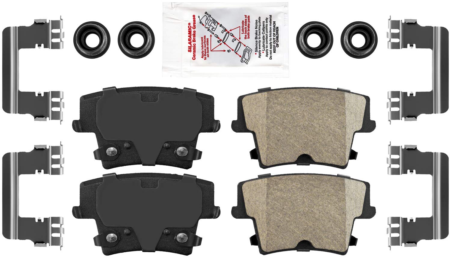 High-Performance Disc Brake Pad Set for Dodge Charger 300 Challenger Magnum - Durable & Quiet Braking for Daily Commute & Highway Driving