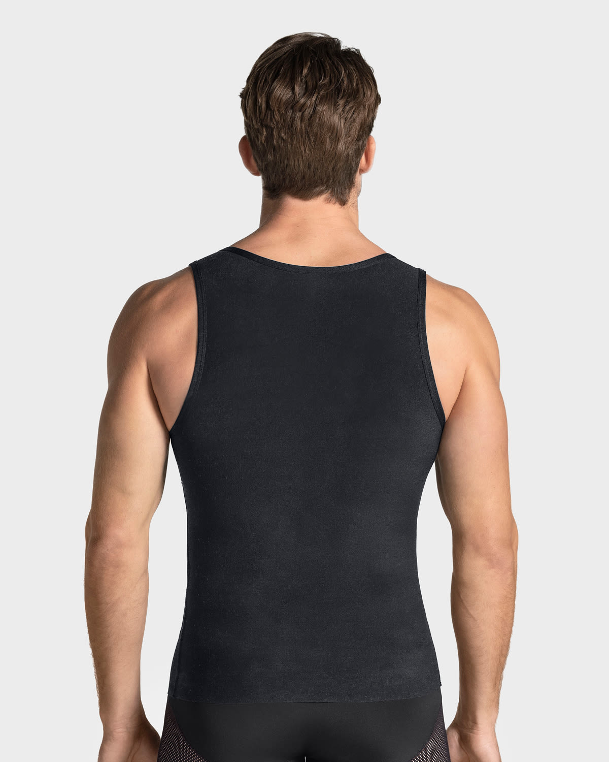 Stretch Cotton Moderate Compression Shaper Tank Top with Mesh Cutouts - Slimming Workout & Shapewear for Women - Perfect for Yoga, Gym & Everyday Wear