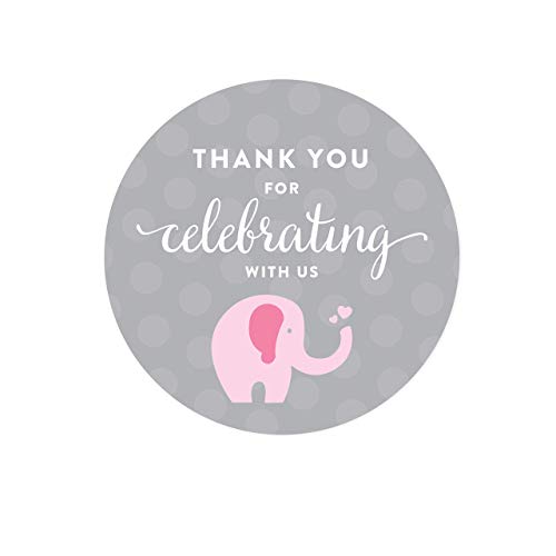 Label Thank You for Celebrating