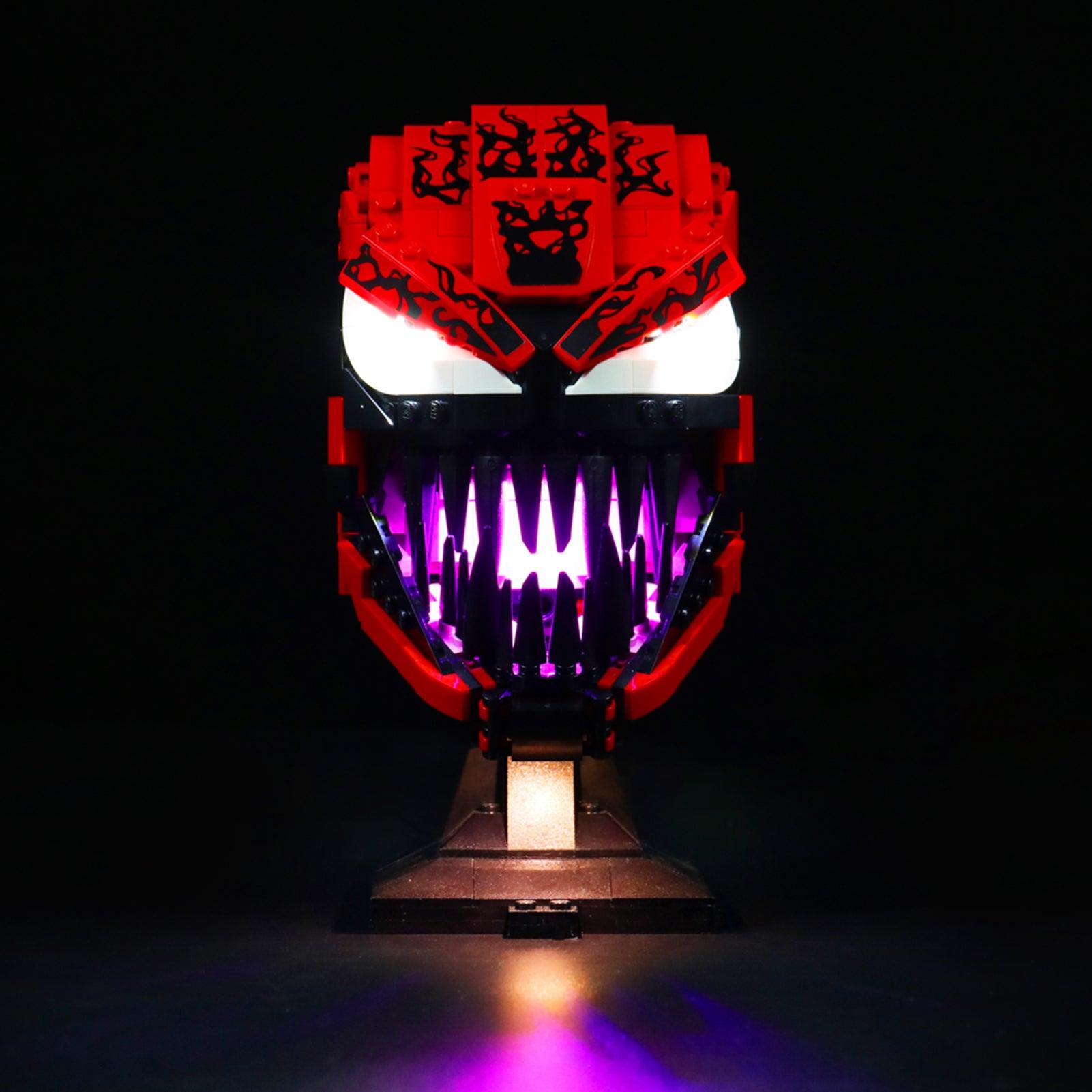 LEGO Marvel Venom Bust 76199 Light Kit - LED Lighting Set for Building Blocks | Perfect for Display & Nighttime Showcase