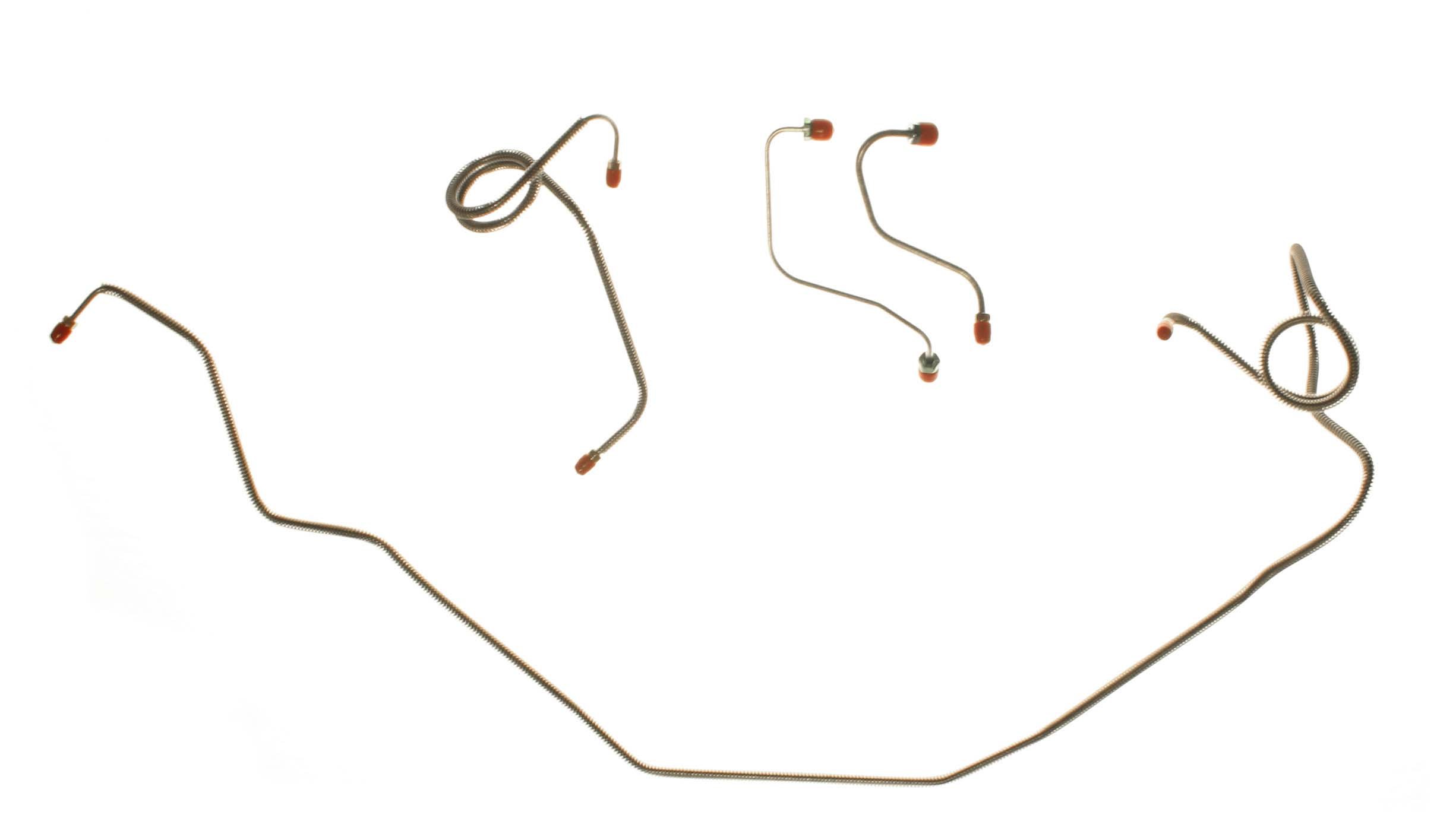 The Right Stuff FKT7102 Power Disc Front Brake Line Kit - 4 Piece Set for Enhanced Braking Performance | Perfect for Off-Road, Racing & Classic Car Upgrades