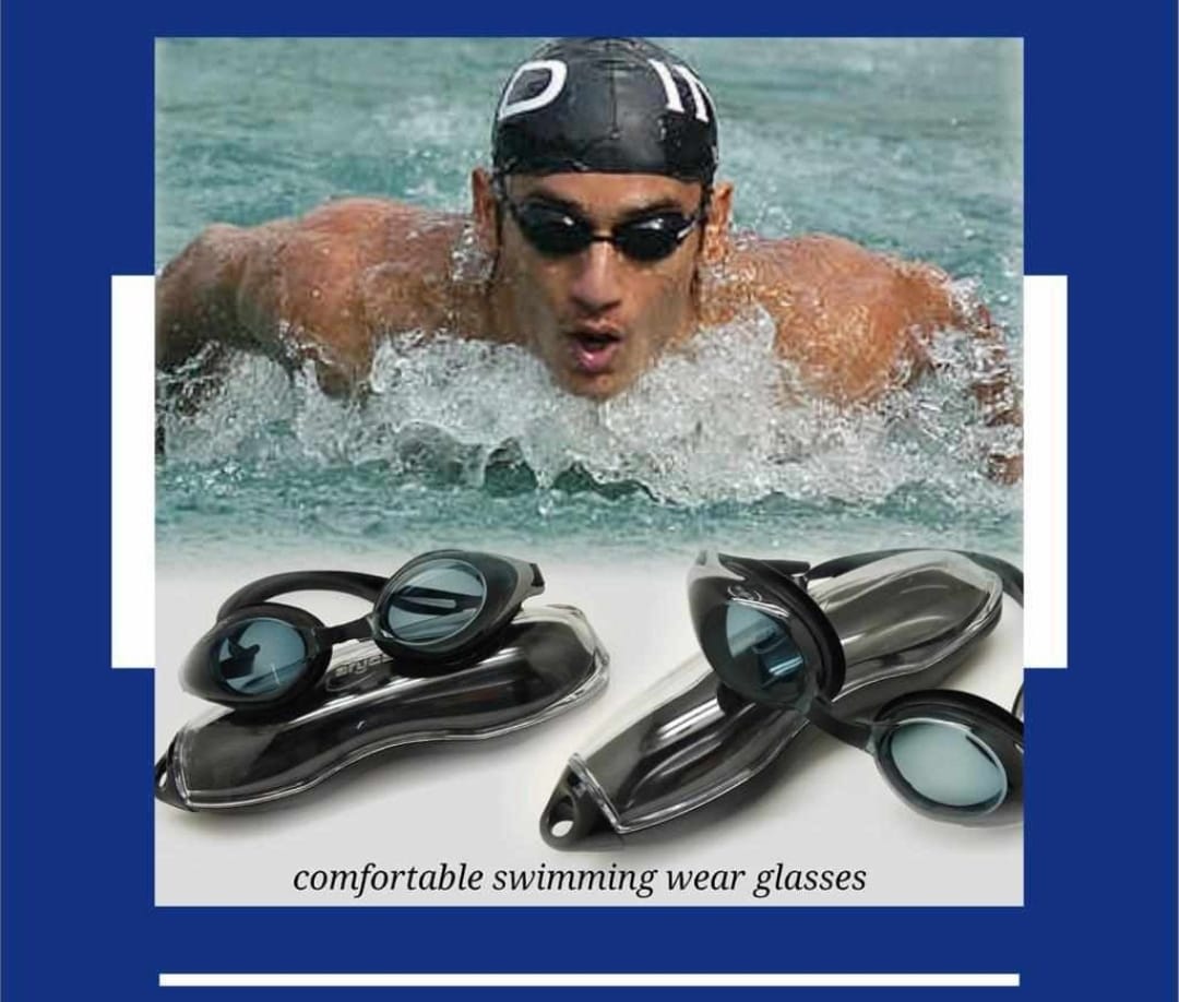 Rx Prescription Swimming Goggles with Corrective Lenses - Anti-Fog UV Protection for Adults & Kids - Perfect for Lap Swimming, Water Aerobics & Competitive Swim Training