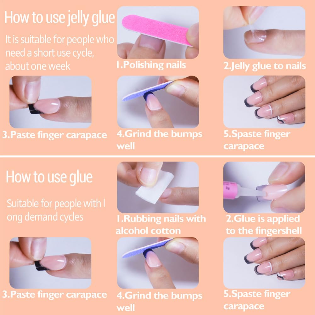 24Pcs Short Square Press on Nails - Red Glossy Fake Nails with Cute Flower Designs, Acrylic Artificial Stick on Nails for Women & Girls | Perfect for Parties, Weddings & Daily Wear