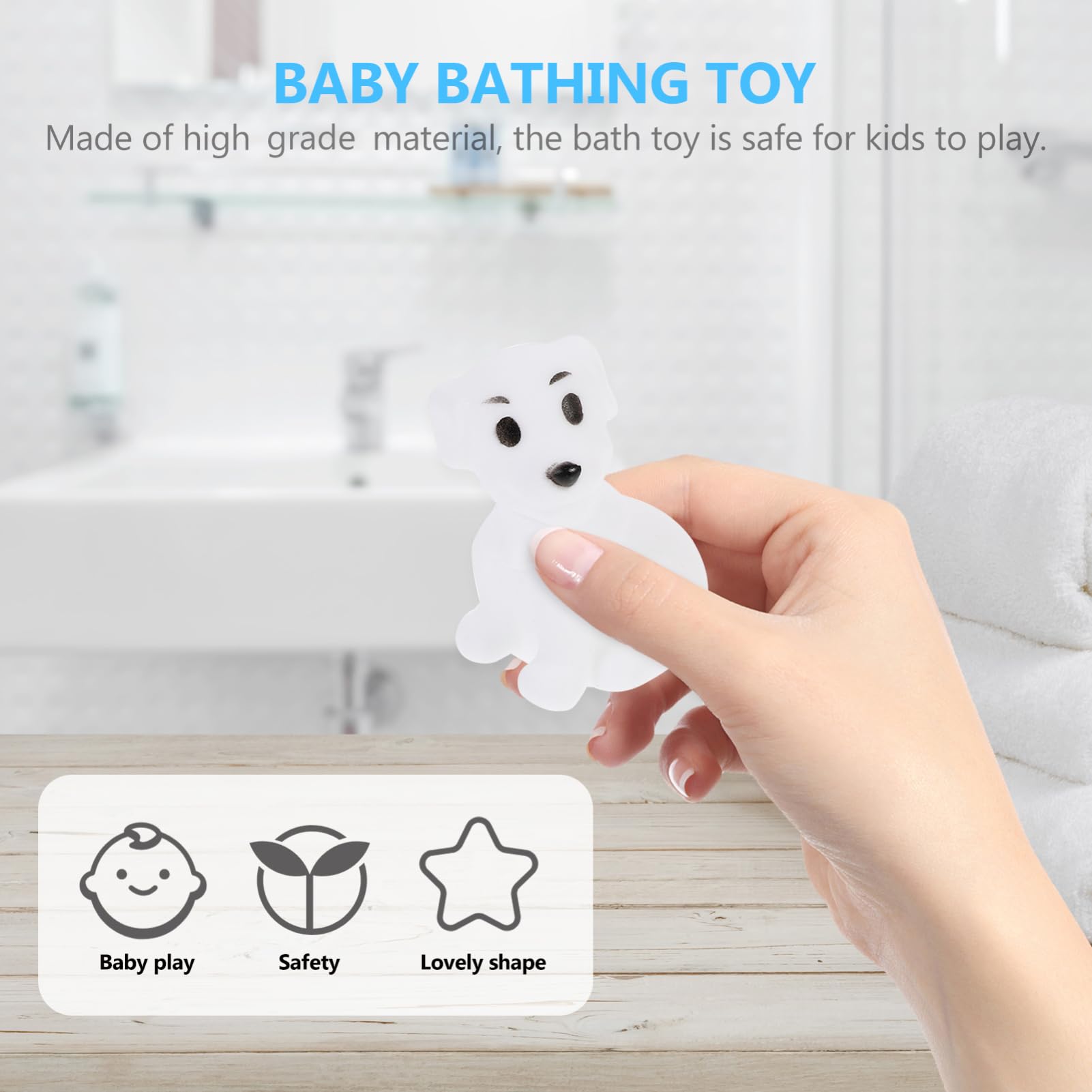 UPKOCH 9-Piece Bath Toys Set - Floating Animal Bathroom Toys for Kids, Fun Bathtub Water Play Toys for Toddlers, Perfect for Bathtime Fun, Pool Parties & Sensory Play