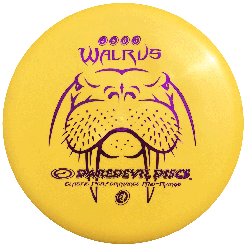 Daredevil Disc Golf Walrus (EP) Mid Range Disc - Perfect for Precision Throws and Mid-Range Gameplay