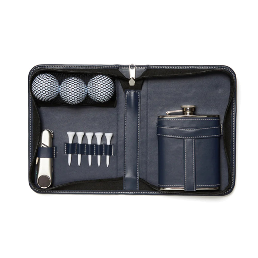 Brouk & Co Hole In One Golf & Flask Set - Premium Stainless Steel Golf Gift for Men, Perfect for Golf Tournaments, Father's Day & Outdoor Activities