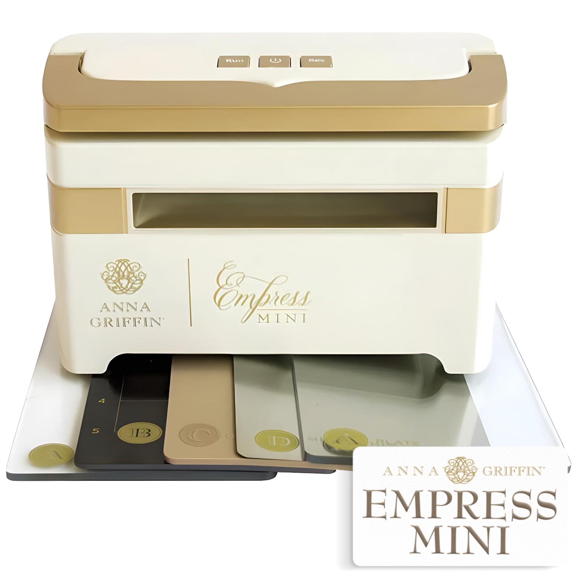 Anna Griffin Empress Mini Electric Die Cutting & Embossing Machine - Compact 7.5x4x4.5