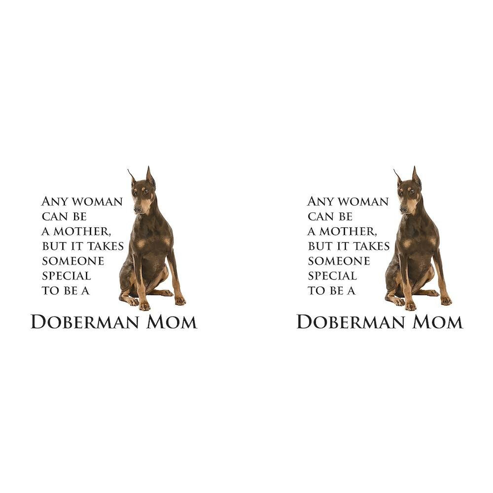 Doberman Mom Coffee Mug 11 oz (325 ml) - Ceramic Tea Cup for Dog Lovers - Perfect Gift for Pet Owners, Mothers Day, Birthday & Office Use