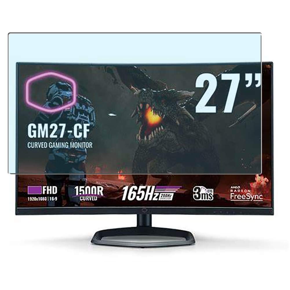 2 Pack Anti Blue Light Screen Protector Film for Cooler Master CMI-GM27-CF 27