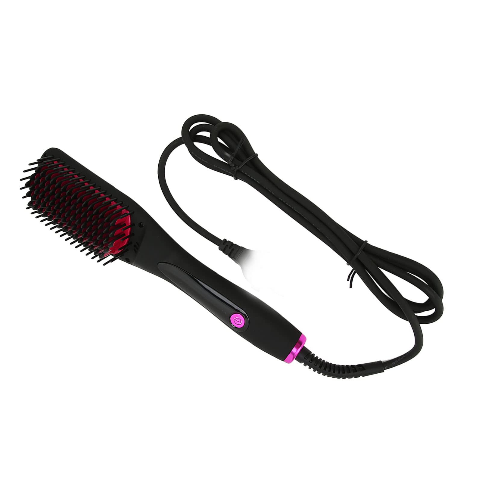 Electric Hot Air Comb with Negative Ion Technology - Hair Straightening Brush for Fluffy & Frizzy Hair | UK Plug | Perfect for Salon-Quality Styling at Home, Travel & Daily Use