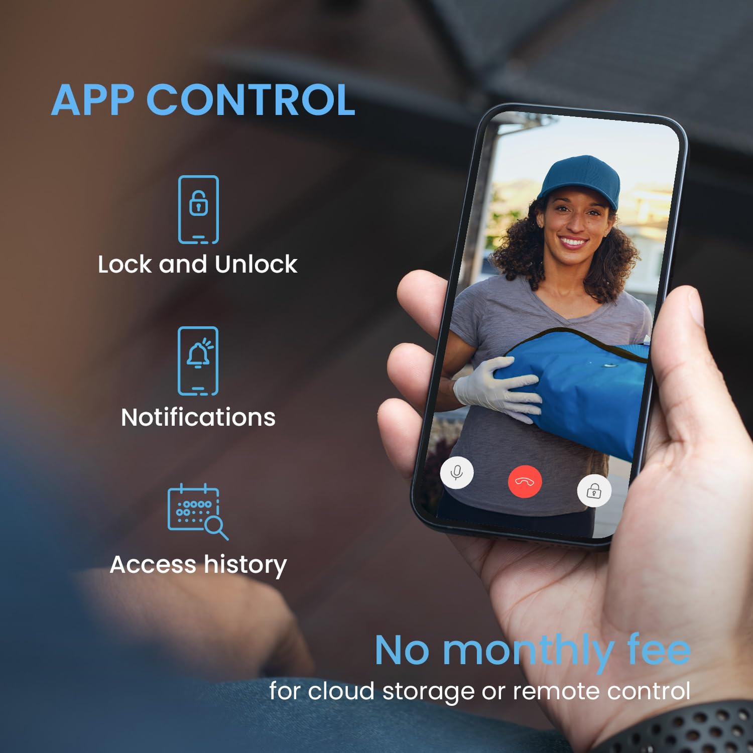 Lockly Vision Smart Lock with HD Video Doorbell - Fingerprint & Touchscreen Keypad Front Door Lock, App Control, Auto Lock, No Monthly Fee (Satin Nickel) - Secure Your Home with Smart Access & Video Monitoring
