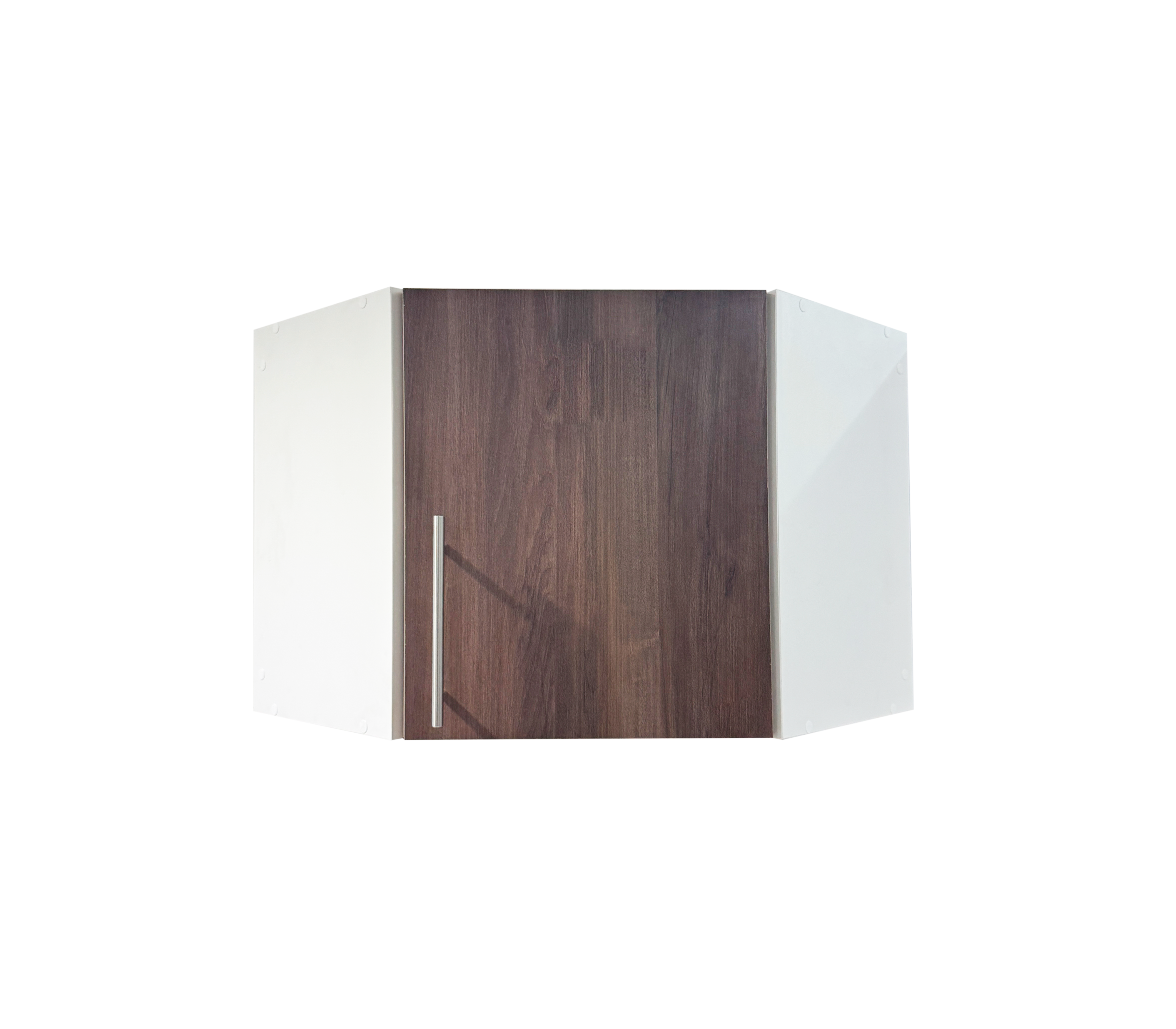 Corner Kitchen Wall Cabinet with 1 Door - Space Saving Storage for Small Kitchens | Perfect for Apartments, Condos & Tiny Homes