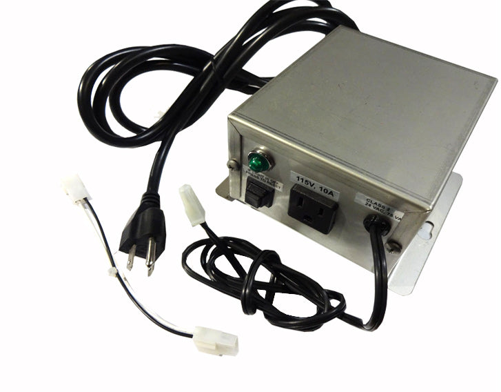 24VAC Power Center Transformer with Circuit Breaker Protection - Heavy Duty Low Voltage Transformer for HVAC, Sprinkler Systems & Home Automation (Indoor/Outdoor Use)