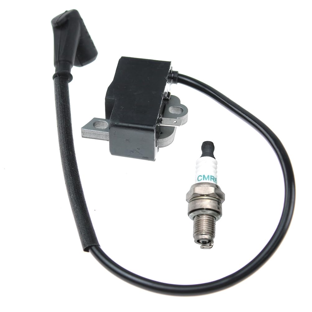 High-Performance Ignition Coil Replacement for Stihl MS201 MS201T MS201C MS201 2-Mix MS201TC Chainsaws - Compatible with Part Numbers 1145 400 4711, 1145 400 1303, 1145 400 1310 - Durable Garden & Forestry Tool Accessory by SHENQIN718 - Perfect for Professional Logging, Tree Trimming & Landscaping Work